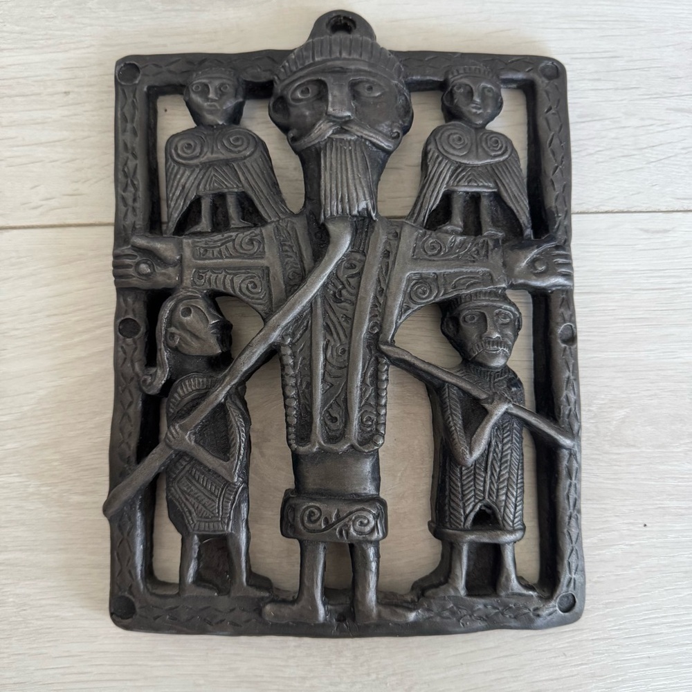 Well Hanging Reproduction of the Clonmacnoise Crucifixion Plaque